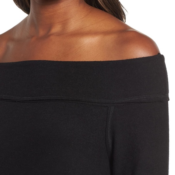 Gibson x Living in Yellow Fleece Off the Shoulder - Picture 4 of 8